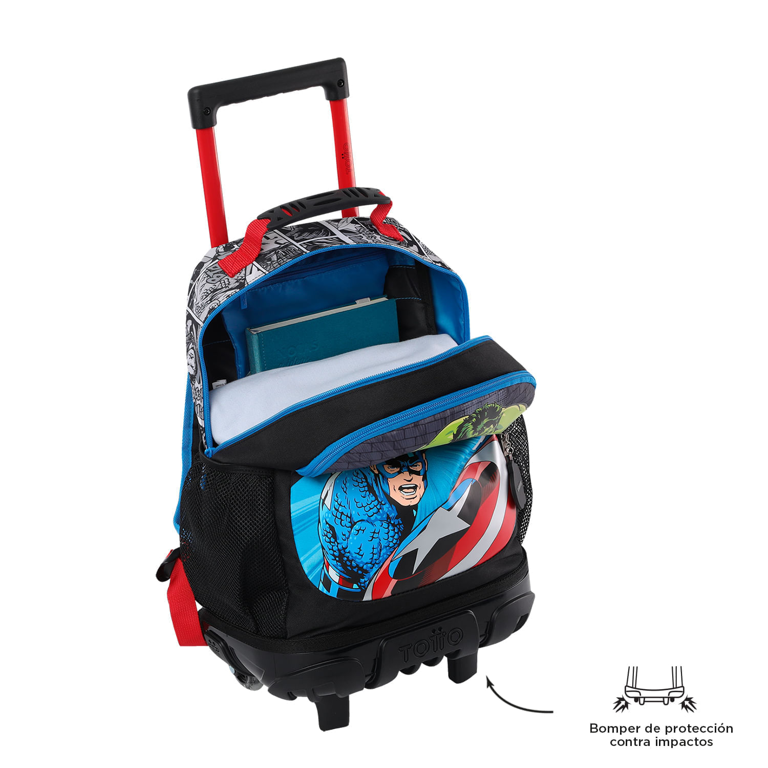 mochila de ruedas para niño avenger hulkcap compra en