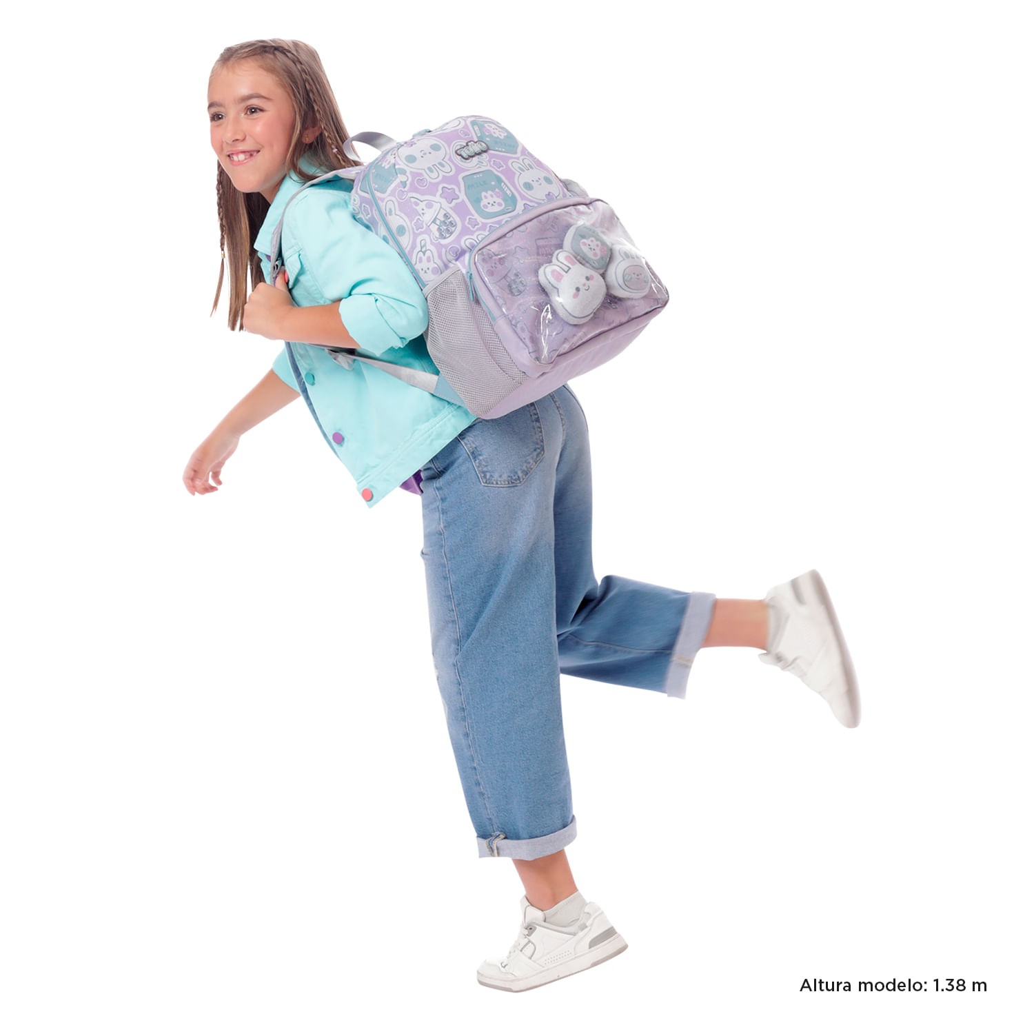 Mochila para Niña Kawi Mediano Morado Totto